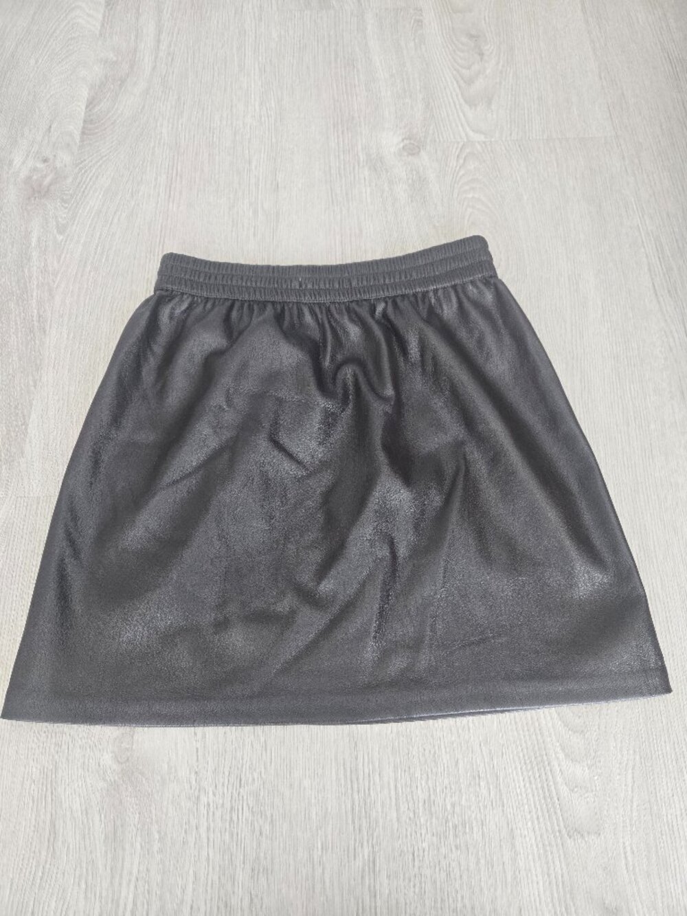 Aritzia Babaton Brown Faux Leather Skirt